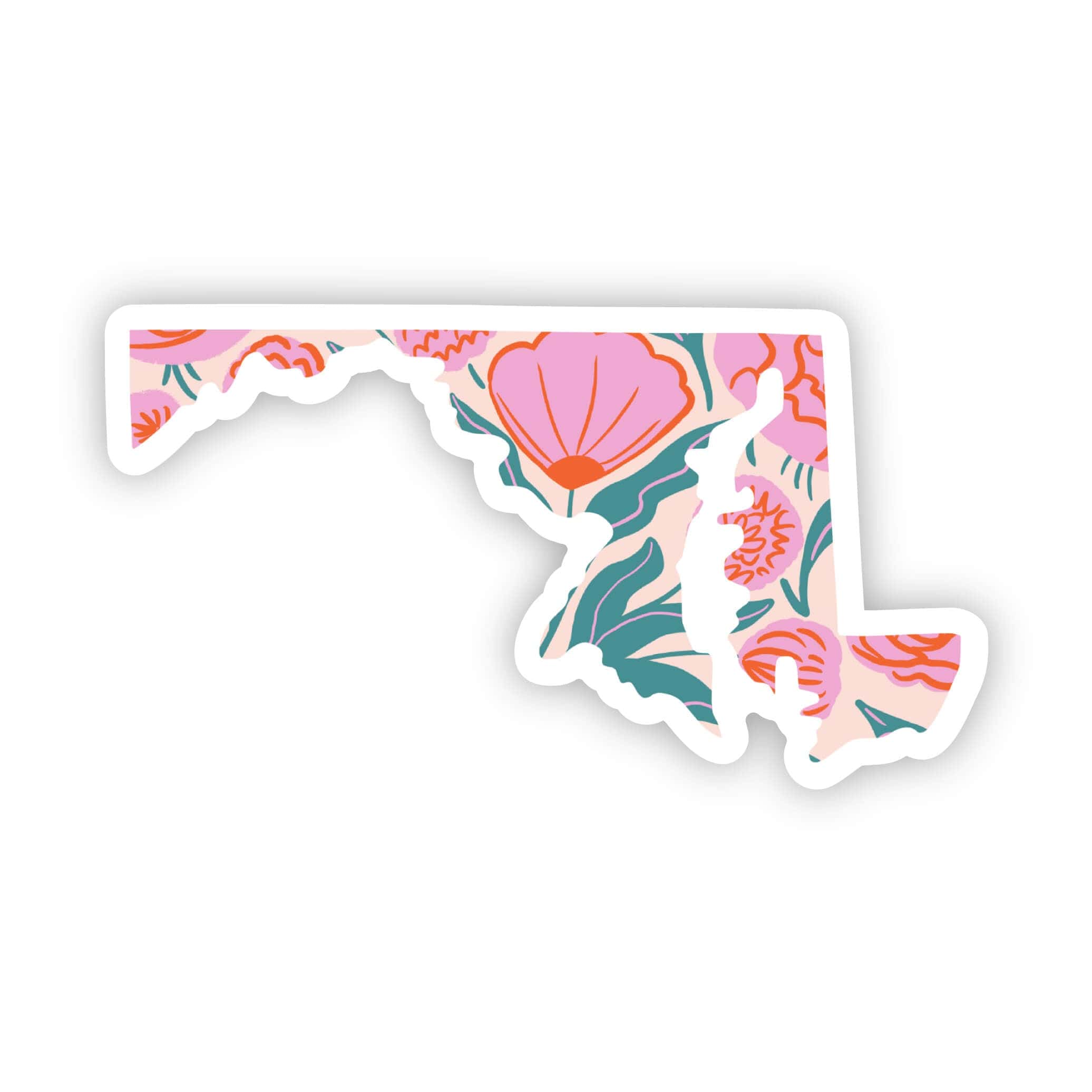  Maryland Sticker - Elegant Floral、mySite、elrpsem3k