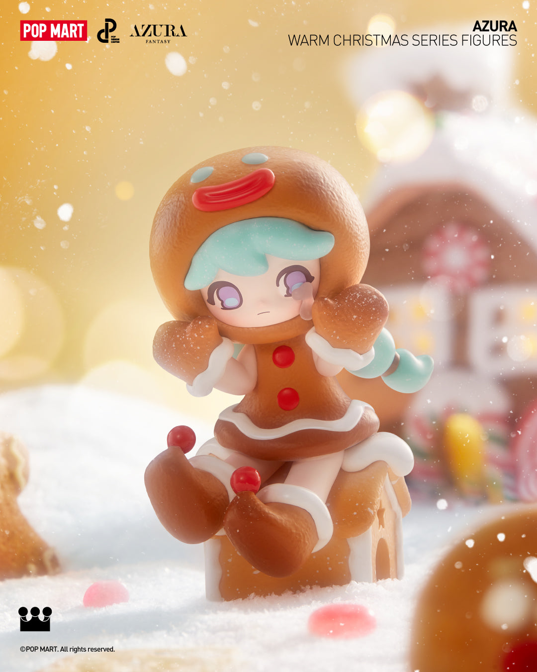  POP MART AZURA Warm Christmas Series Figures、mySite、greenlandpopulation