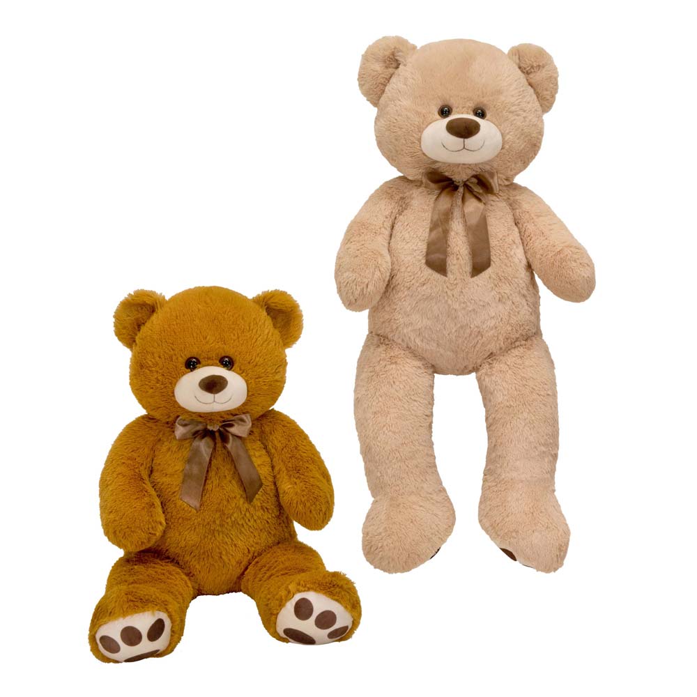 28.5IN H 2 ASST CUDDLE BEARS - TAN AND BEIGE、mySite、g9winljtr