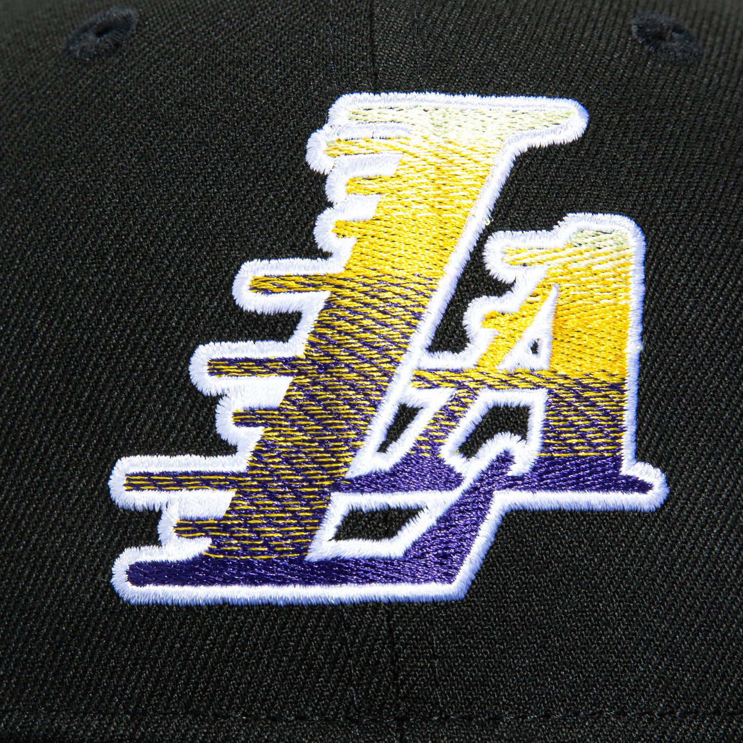 New Era 59Fifty Gradient Logo Los Angeles Lakers LA Motion Hat - Black、mySite、vikingsvslions