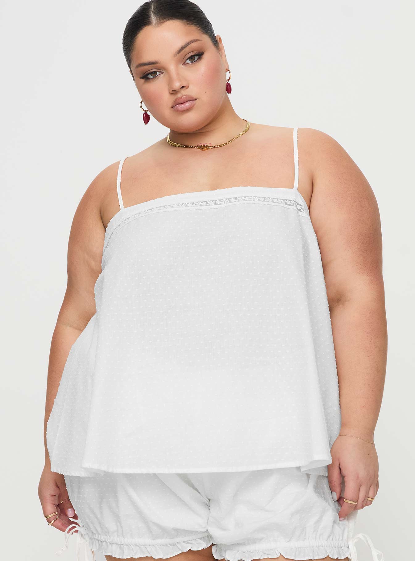 Invisible String Sleep Top White Curve、mySite、solidvoid