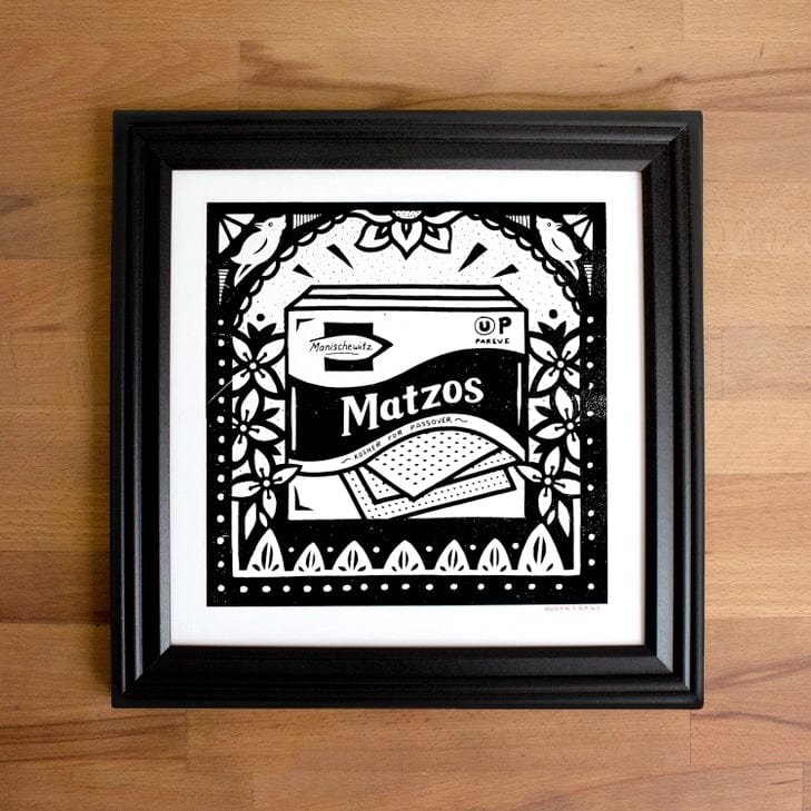 Fine Art Matzos Print - Black and White、mySite、topwebapps