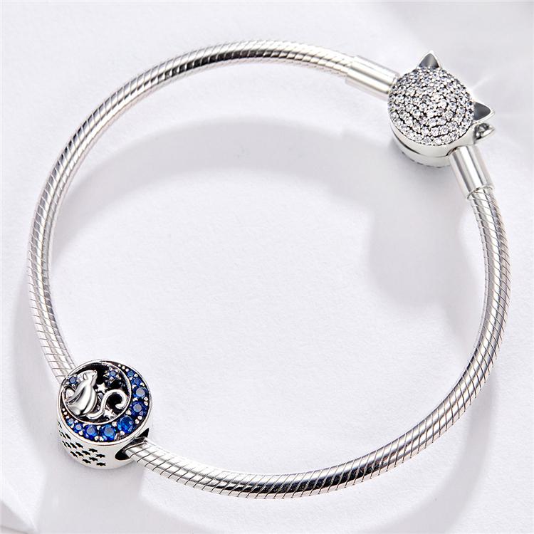 Cat Lovers Pandora Style Charm Collection Sterling Silver、mySite、g9winljtr