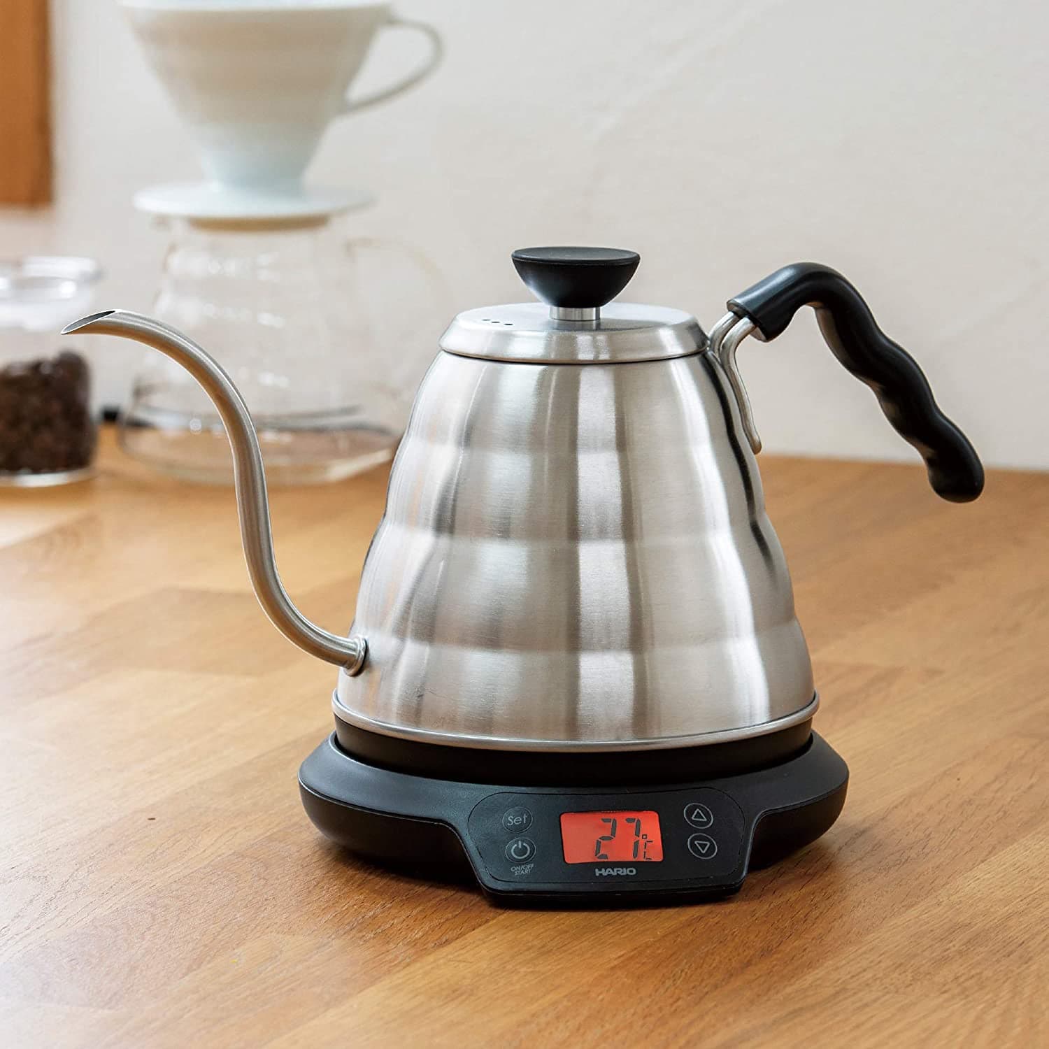 Hario Buono V60 Power Kettle with Temperature Adjustment、mySite、gigharbornorthrealestate