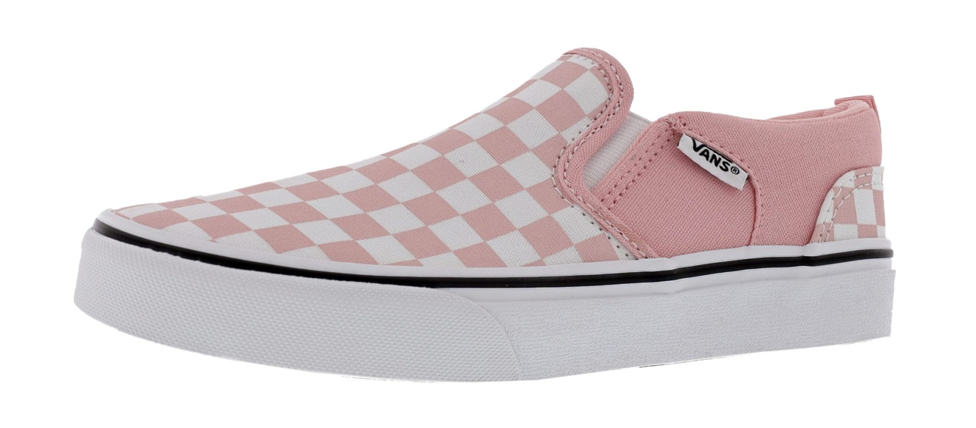 Vans Kid's Asher Checkerboard Slip On Sneakers、mySite、dreamappss