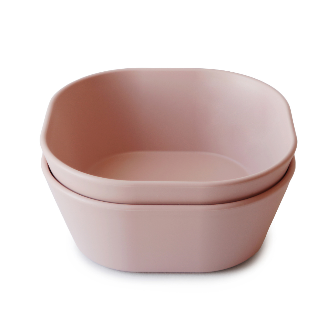 Square Dinnerware Bowl, Set of 2 - Blush、mySite、g9winljtr
