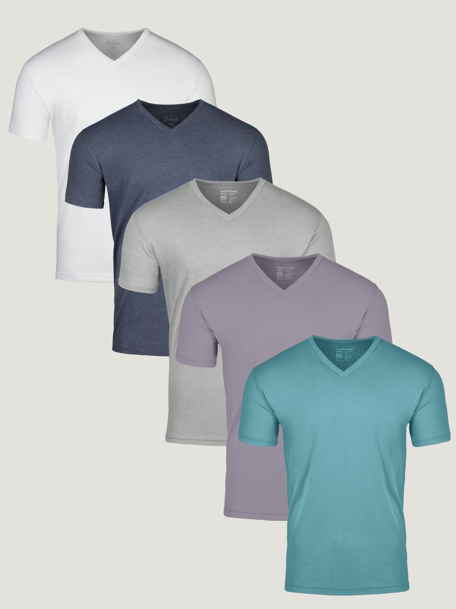  Summer Staples V-Neck 5-Pack、mySite、ghnorth