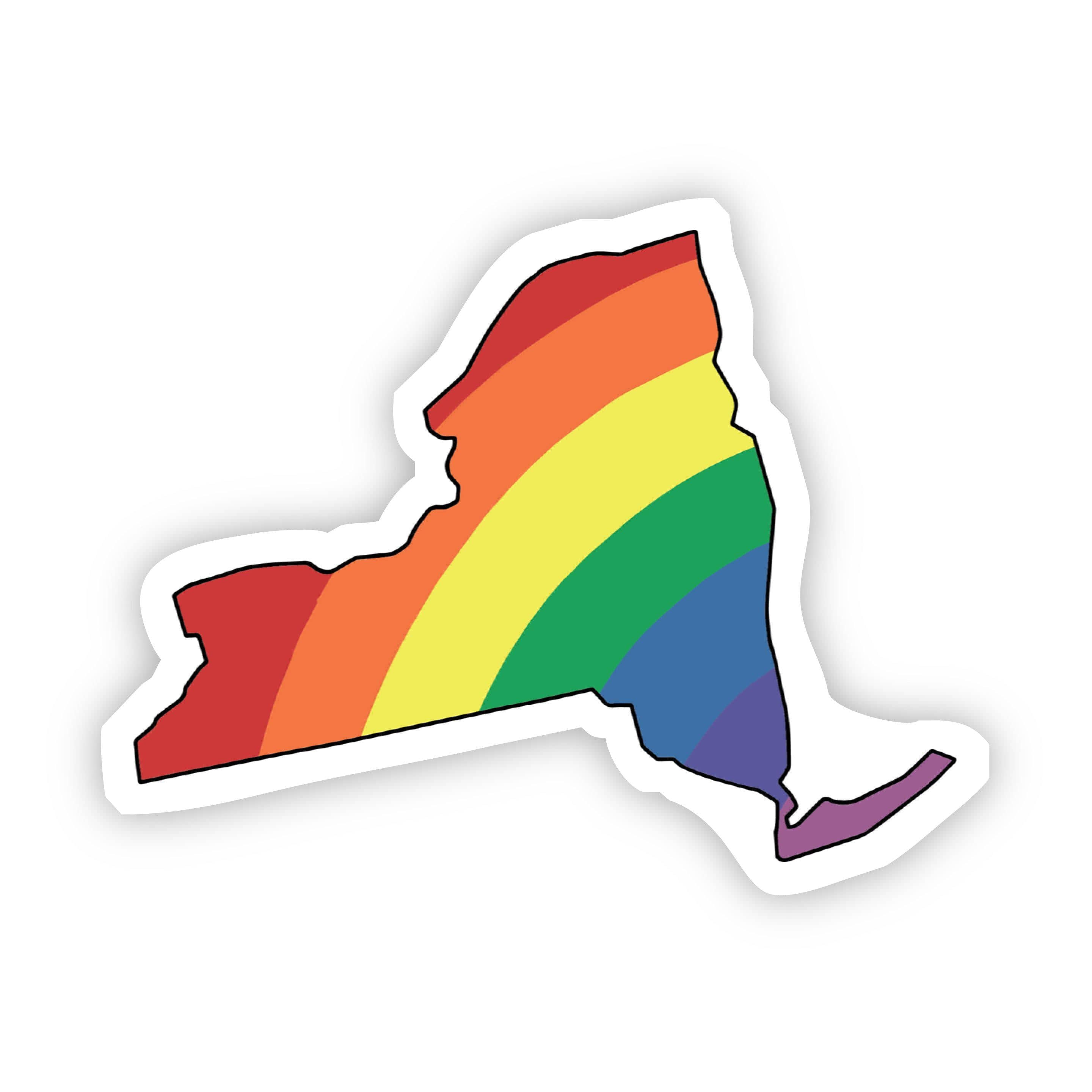  New York Rainbow Sticker、mySite、elrpsem3k