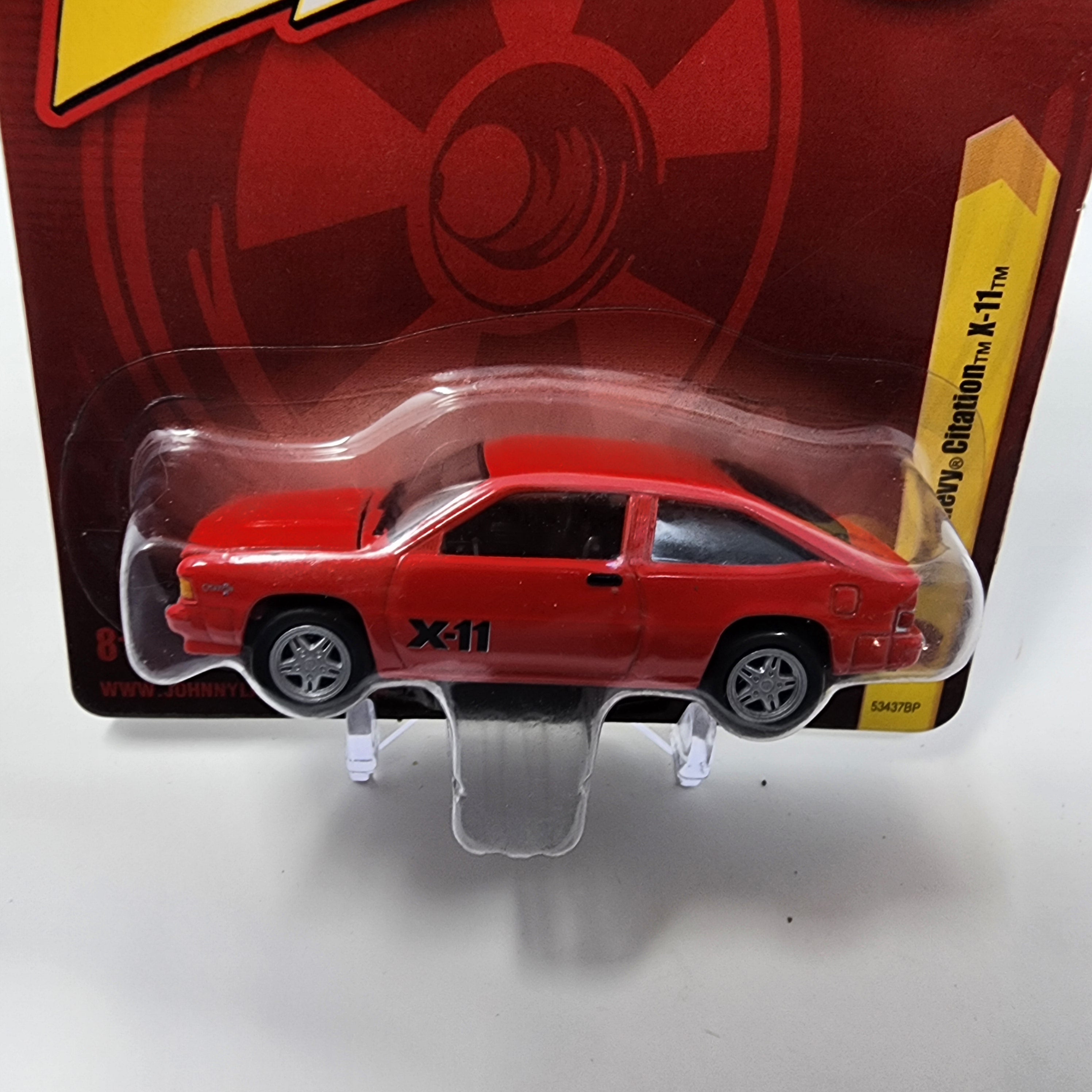 1985 Chevy Citation X-11 * Red * Johnny Lightning、mySite、hgirdovlk