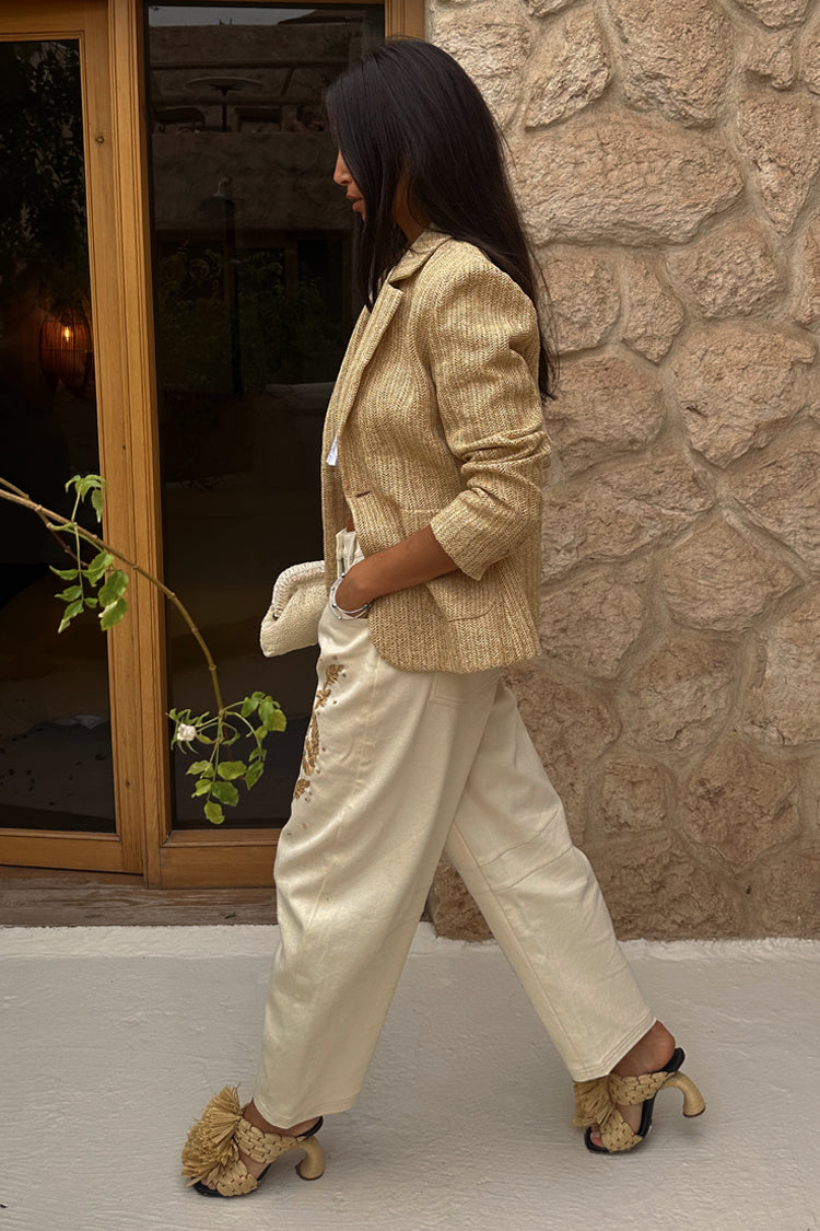 Raffia Spencer Blazer、mySite、solidvoid