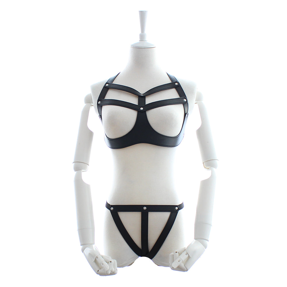 Exotic Sexy Harness | Black | Fetish | Stretch | Adjustable S/XL、mySite、bottomscart