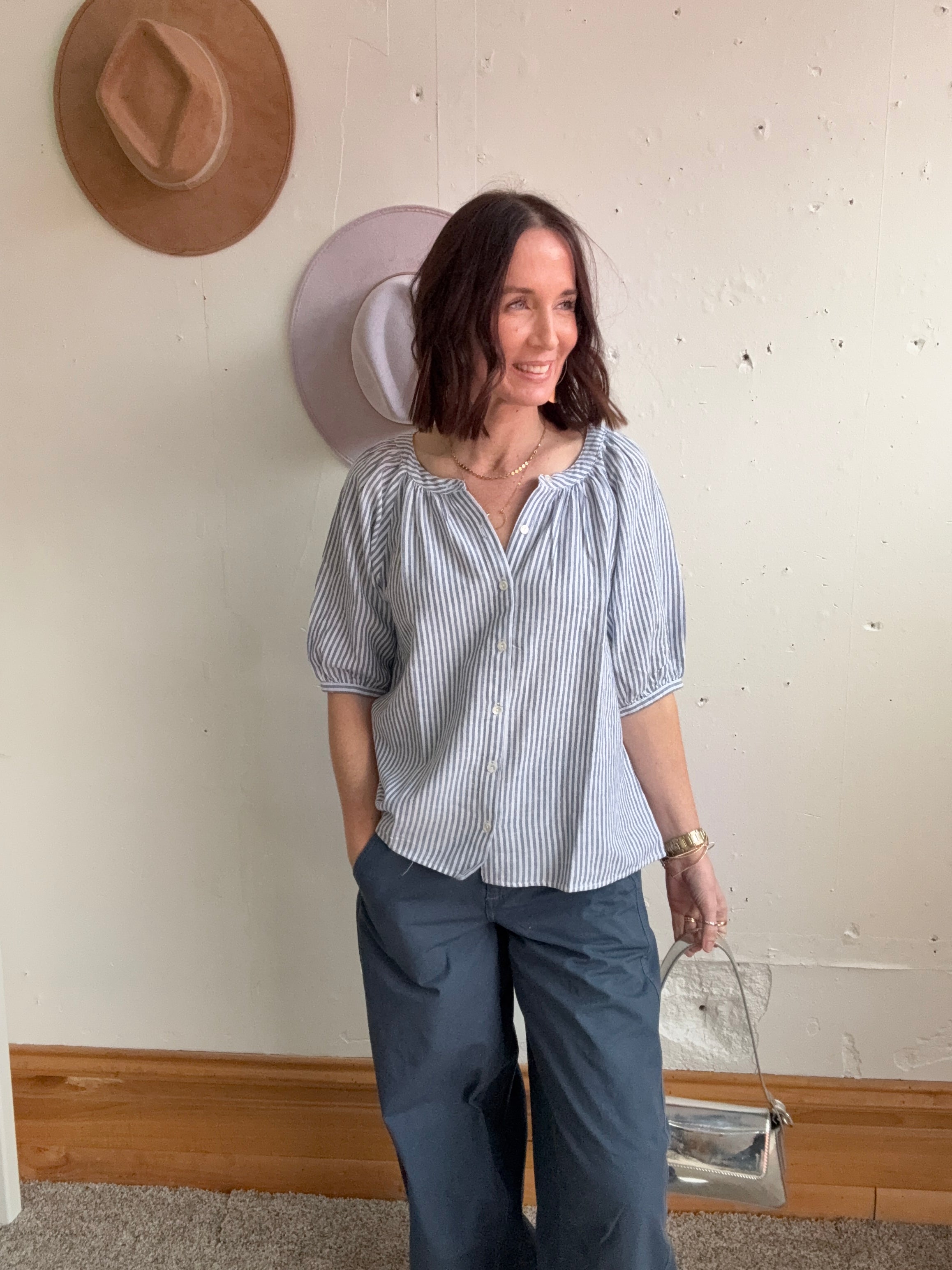 Tammy’s Striped Blouse、mySite、garagedoors4me