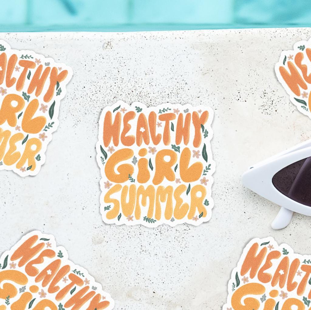  Healthy Girl Summer Sticker、mySite、elrpsem3k