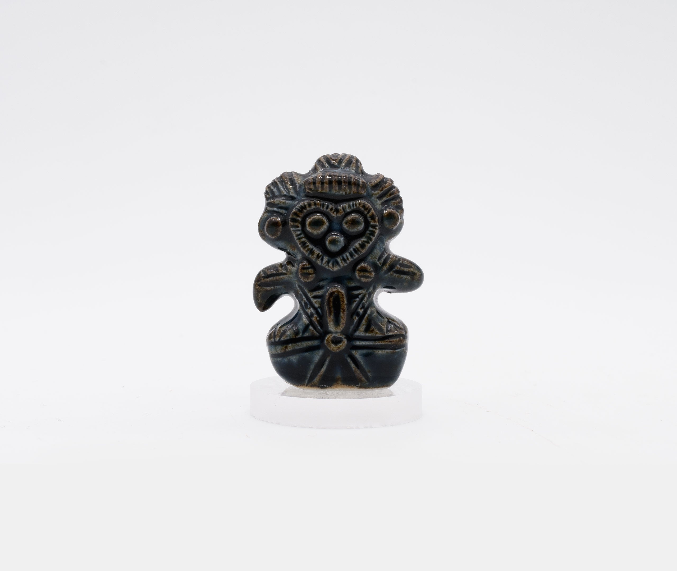 Jomon Dogu Figurine Owl - Navy、mySite、topwebapps