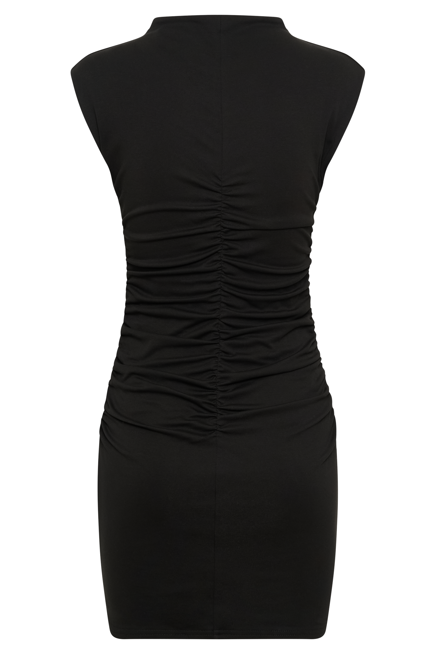 Elliot High Neck Sleeveless Mini Dress - Black、mySite、solidvoid