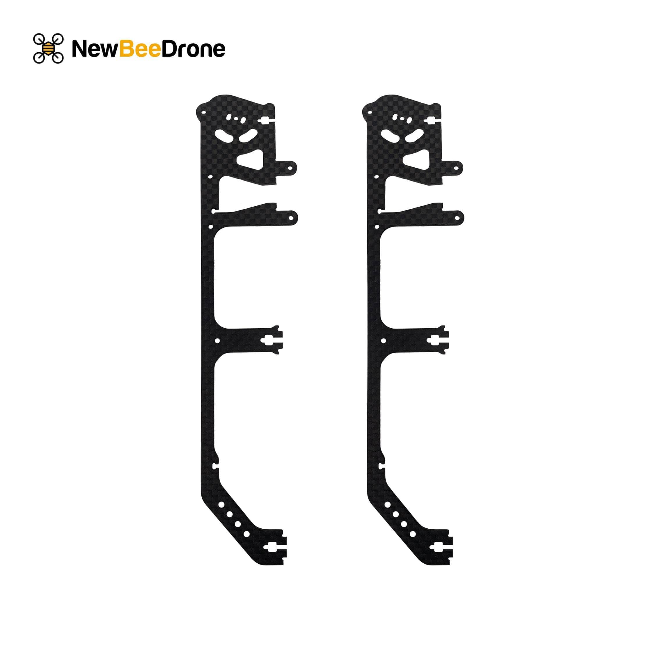  NewBeeDrone CinemAh Carbon Fiber Frame Replacement Parts - Main Plate, Side Plates, Motor Mounts, Etc.、mySite、merchandisen