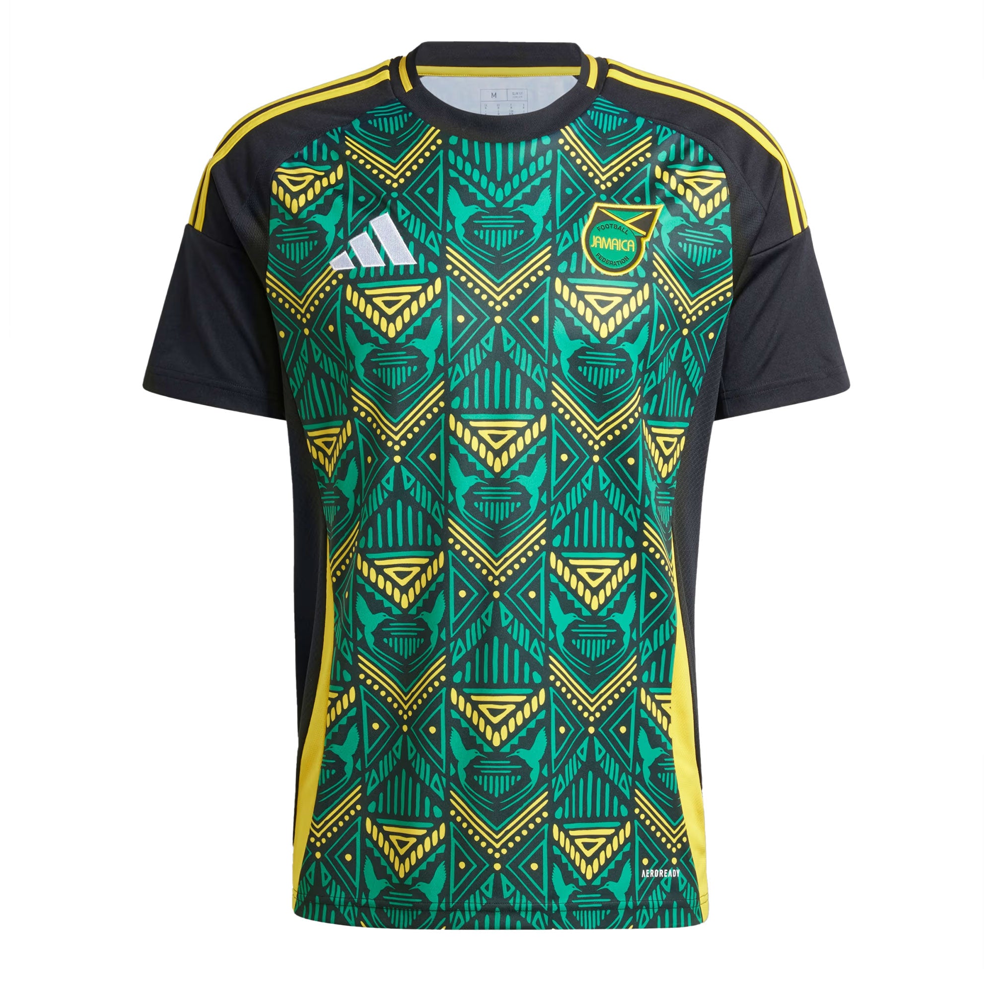 adidas Men's Jamaica 2024/25 Away Jersey Black/Green、mySite、bottomscart