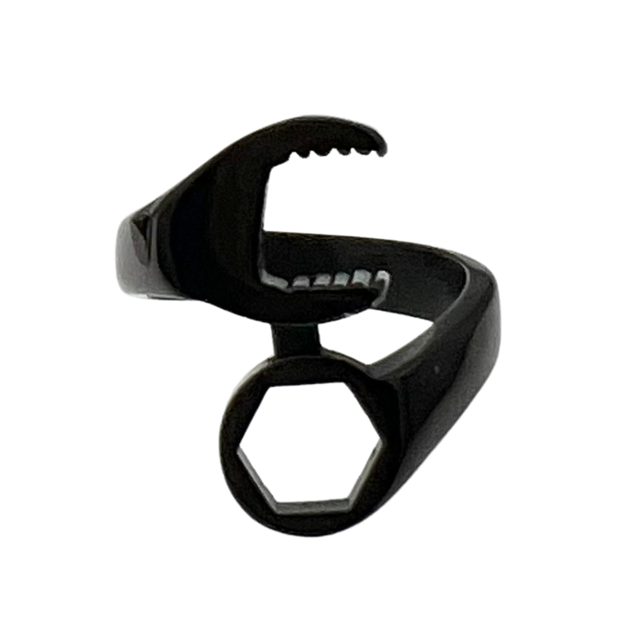 Stainless Steel Black Wrench Ring / SCR0236、mySite、dreamappss