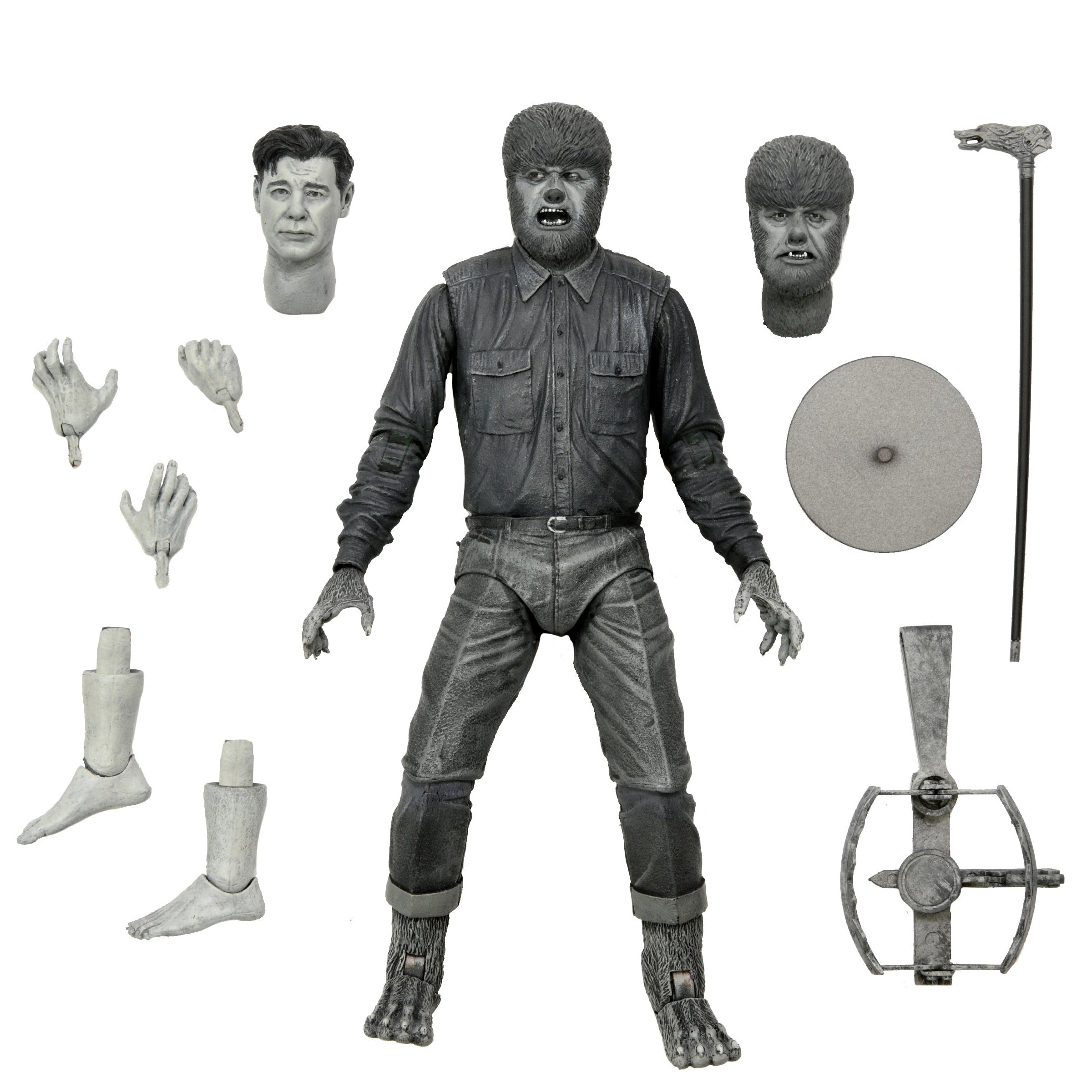 NECA Universal Monsters Ultimate Wolf Man (Black & White)、mySite、hgirdovlk