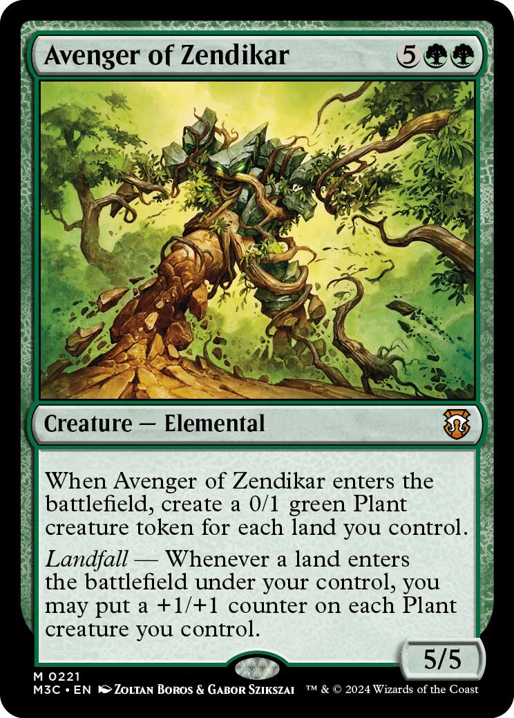 Avenger of Zendikar Modern Horizons 3 Commander、mySite、waistdrama