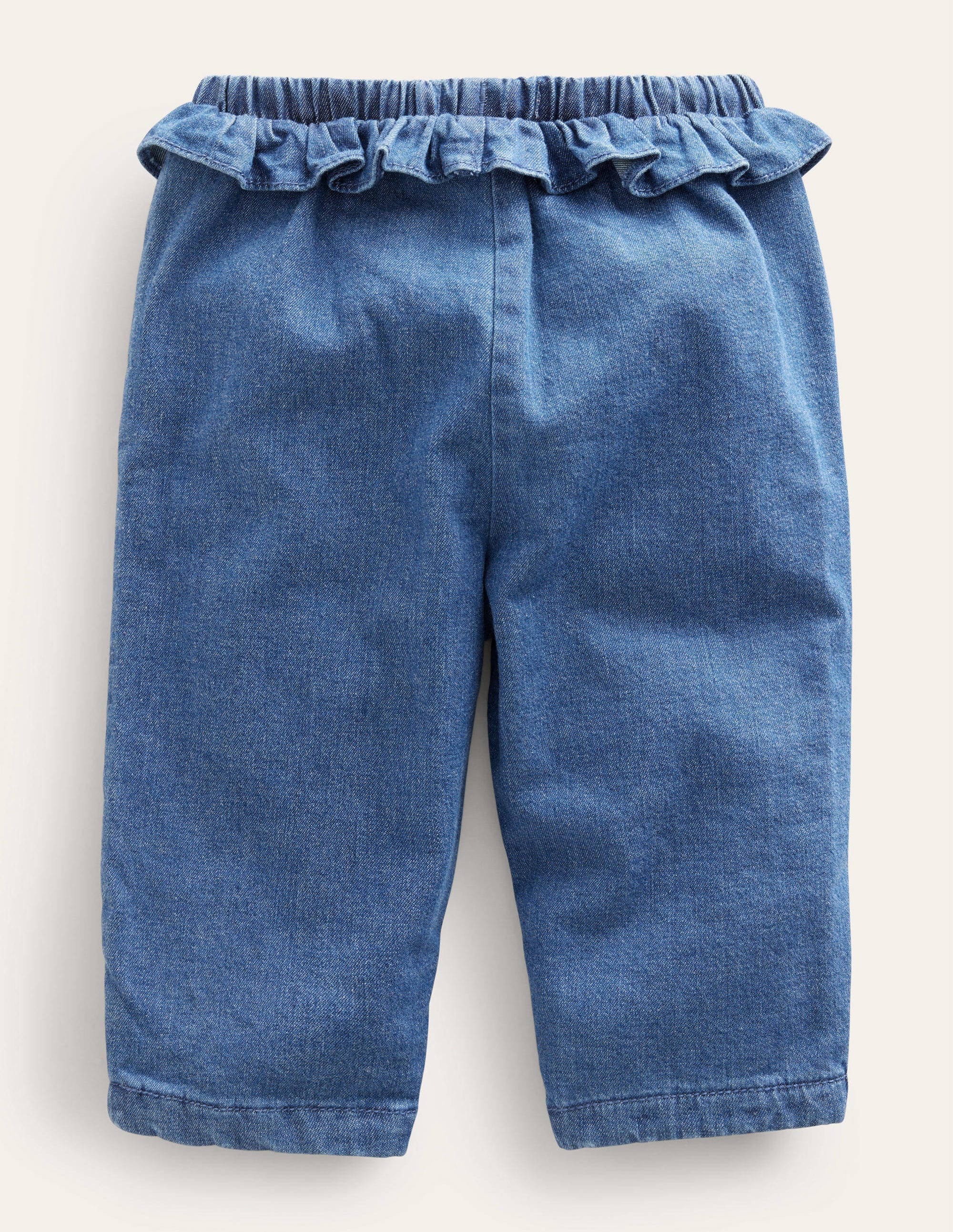  Ruffle Woven Bottoms-Mid Chambray、mySite、ashleygrahame