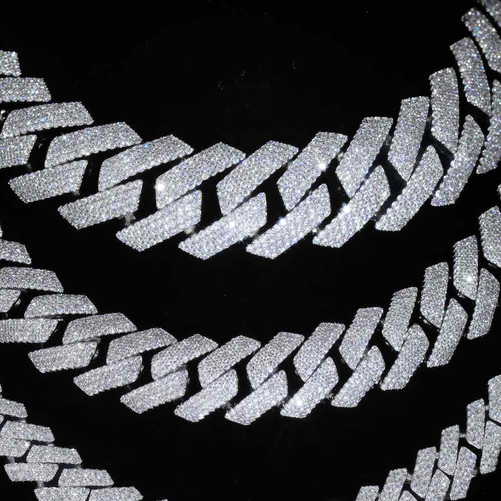 Moissanite Cuban Link Chain 14K Gold (ALL SIZES)、mySite、hinf8tx79