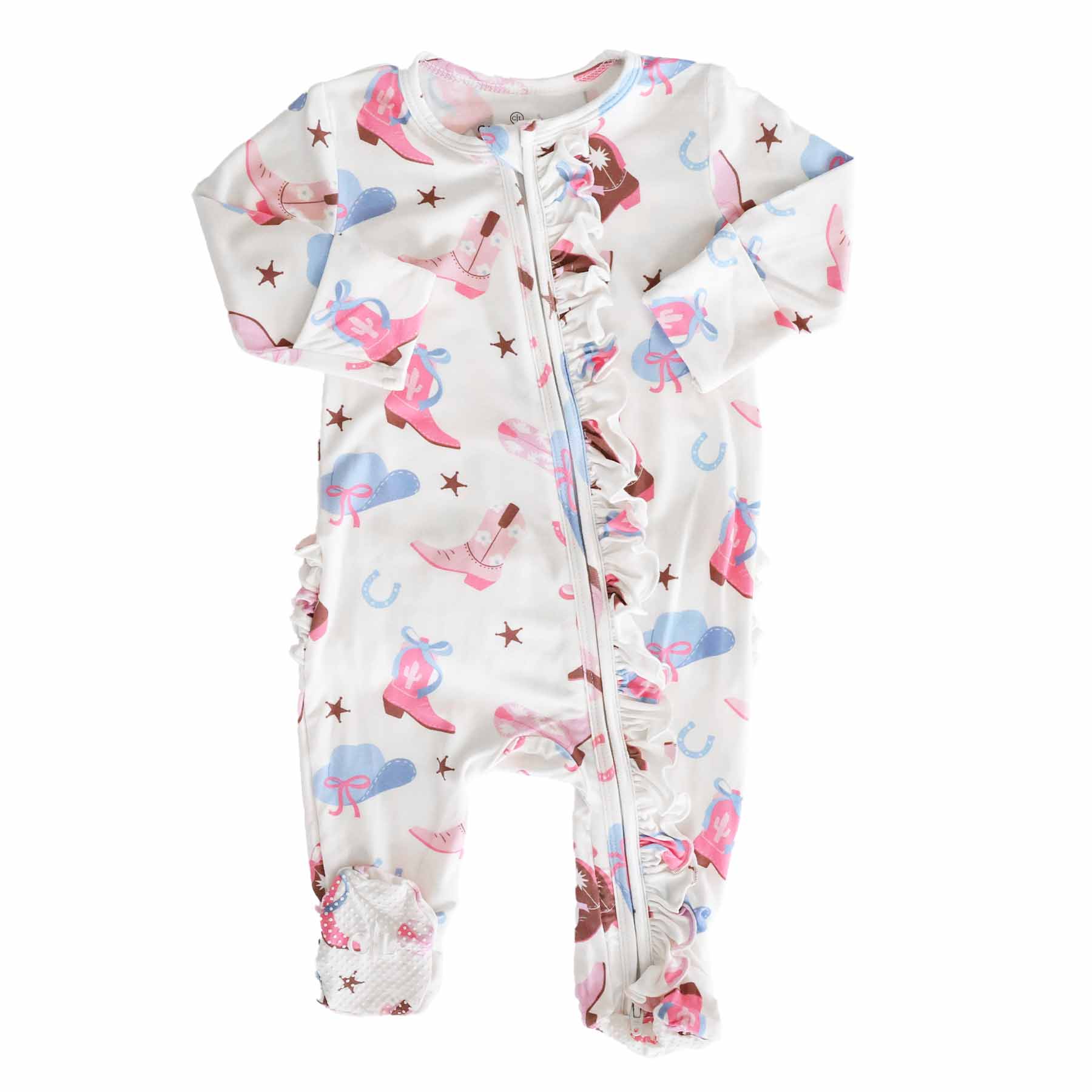  Girl Ruffle Zipper Footies | Best Sellers、mySite、layawaytickets