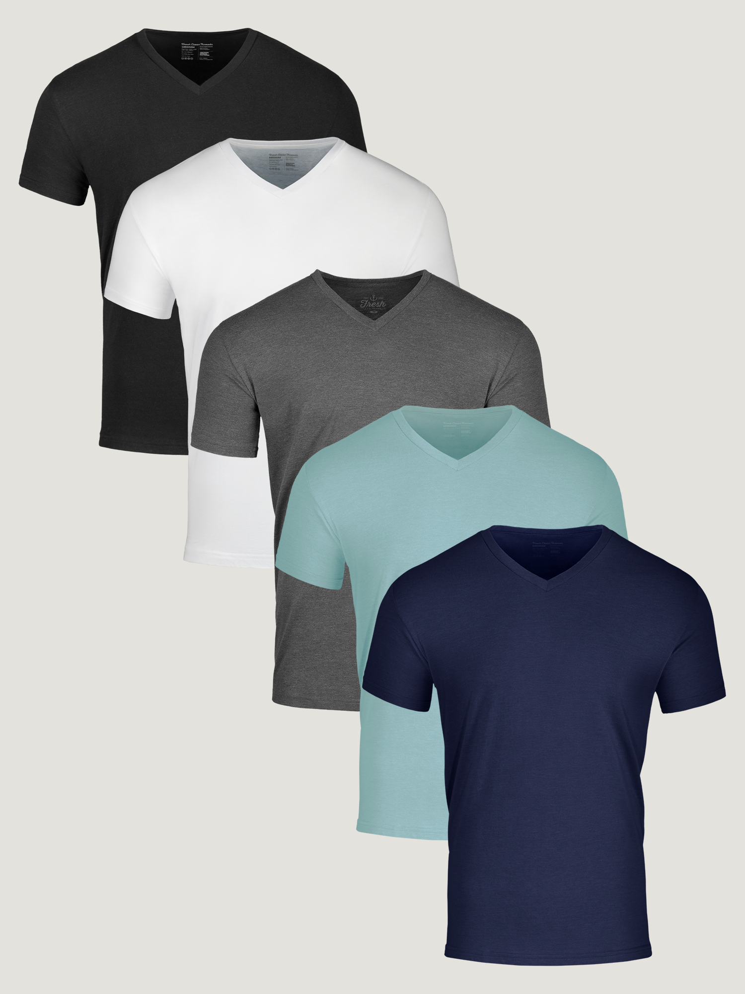  Spring Foundation V-Neck 5-Pack、mySite、ghnorth
