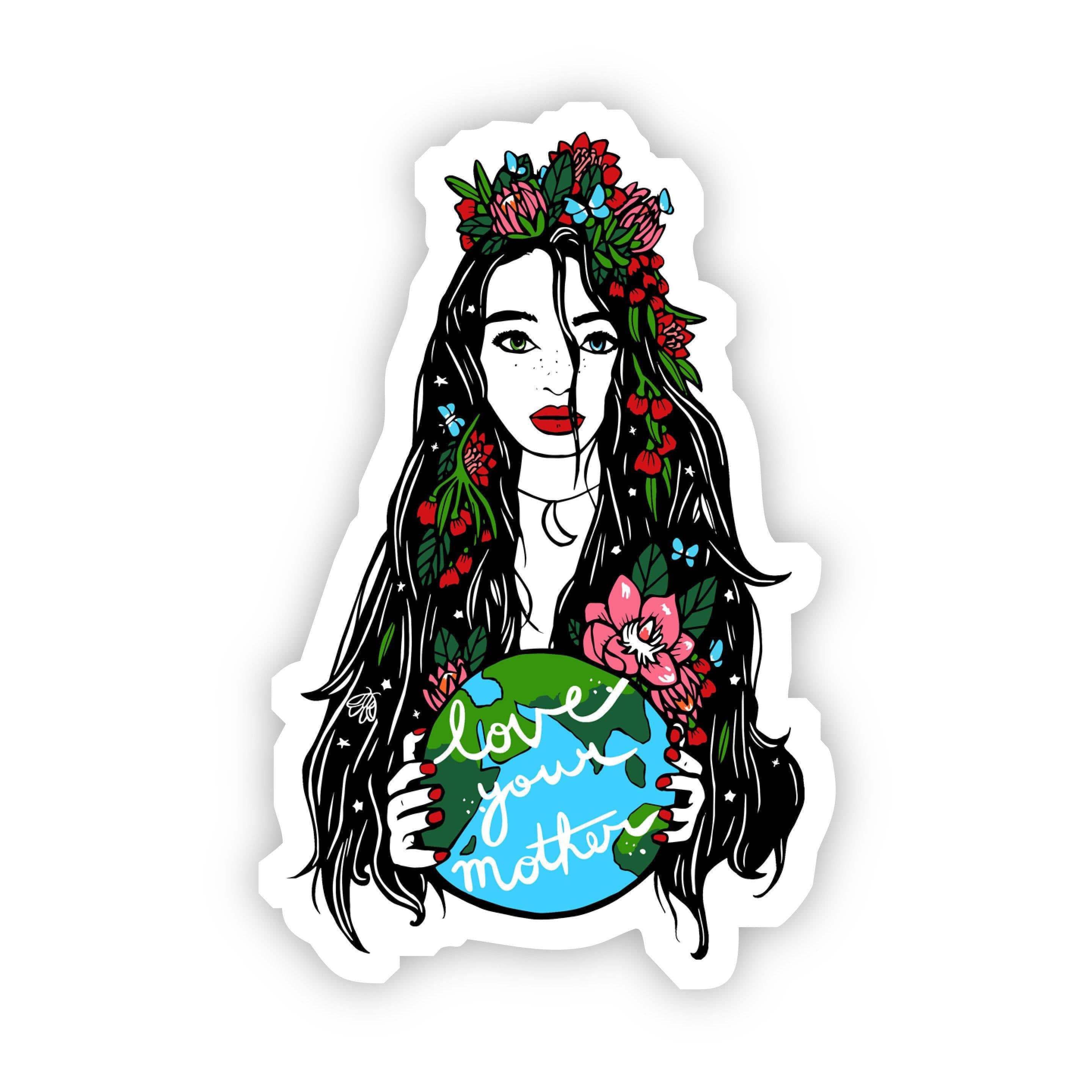  Love Your Mother Earth Sticker、mySite、elrpsem3k