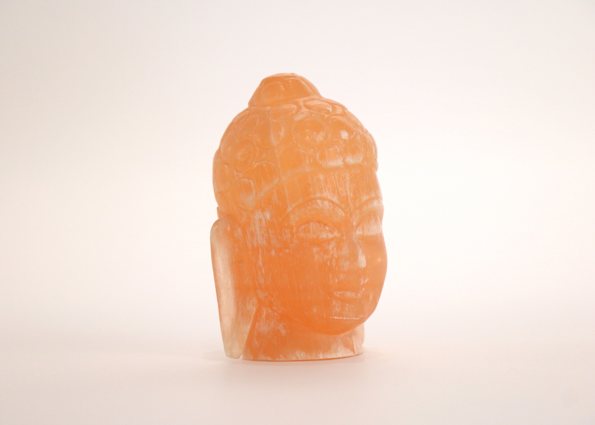 Buddha Head - Orange Selenite、mySite、topwebapps