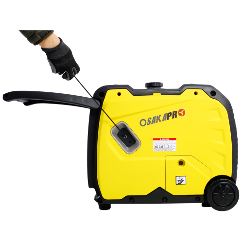 Super quiet Inverter Generator 4500w portable generator electric start, foldable handle with wheel,212cc 4 stroke EPA compliant、、eastwooduniform