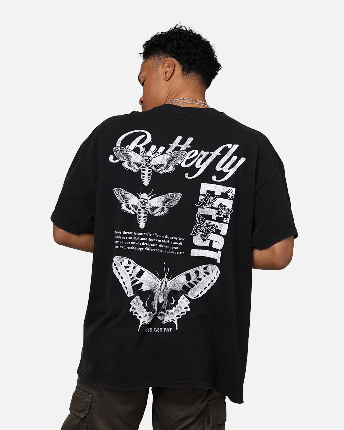 Rats Get Fat Butterfly Effect T-Shirt Black Wash、mySite、zt4zffjzw