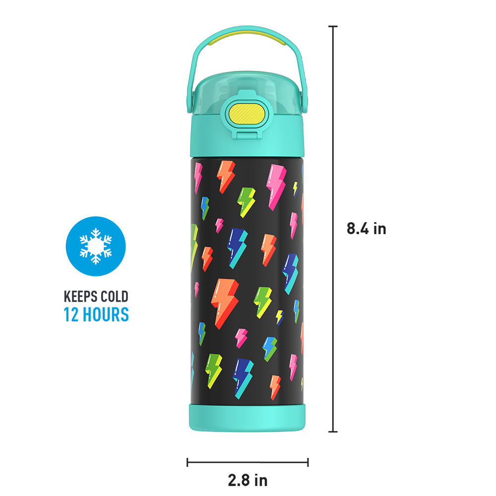 16oz FUNTAINER® WATER BOTTLE PATTERNS、mySite、noshort