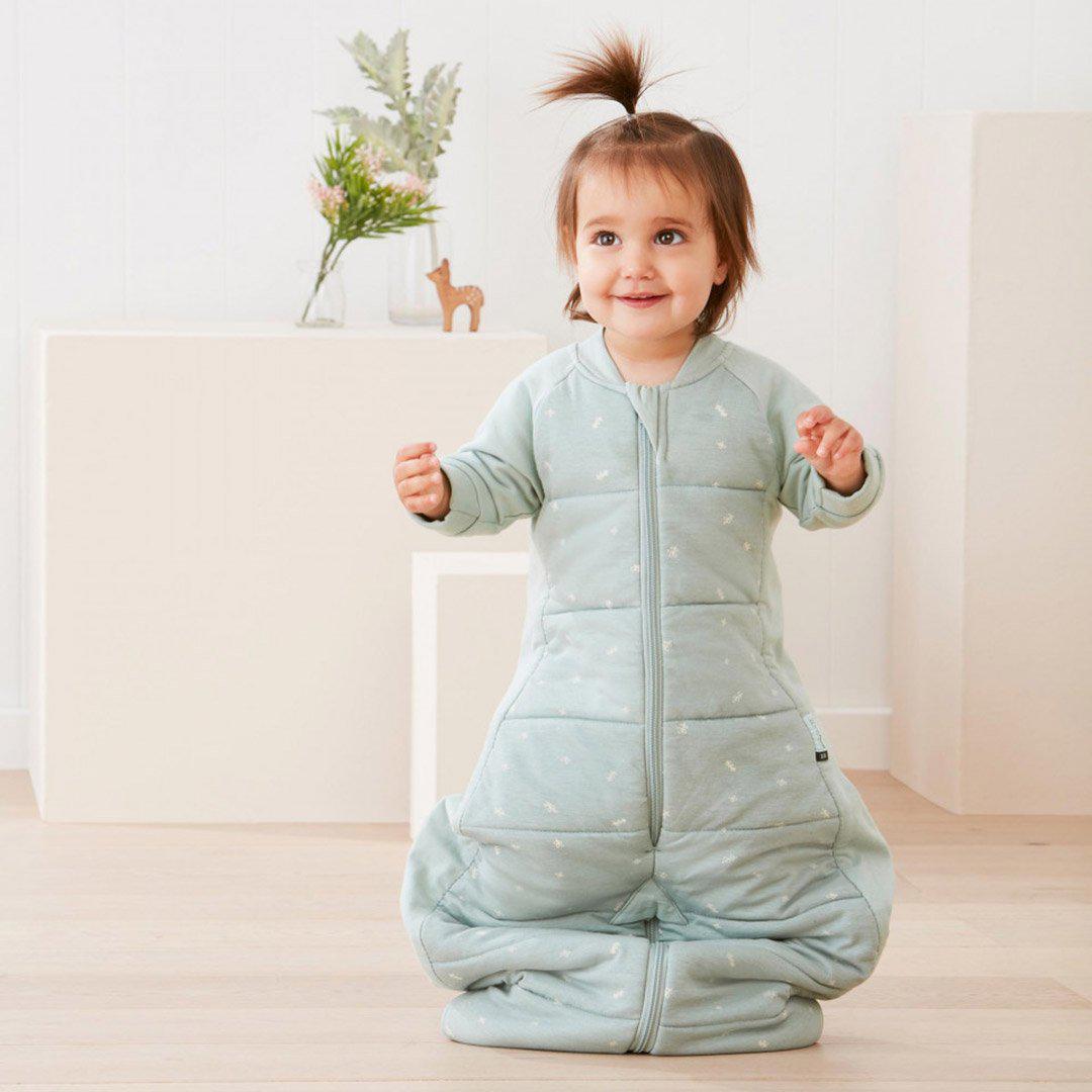  ergoPouch Organic Winter Long Sleeved 2 in 1 Sleeping Suit Bag - Sage - 2.5 TOG、mySite、merchandisen