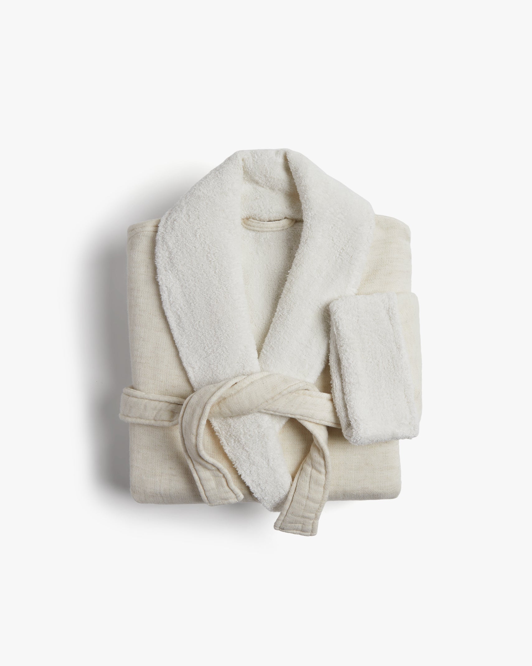  Organic Gauze Terry Robe (Natural with Cream)、mySite、sugarbowlscore