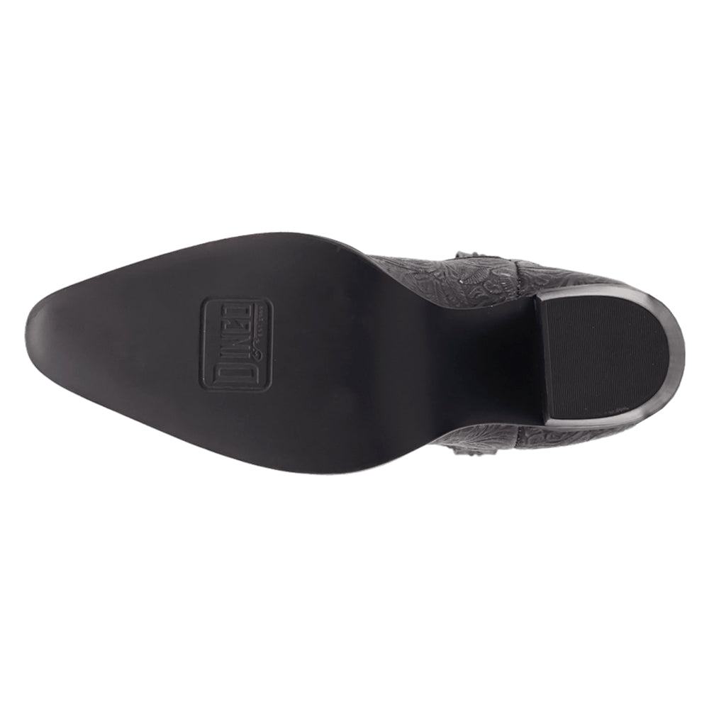 Rhythm N' Blues Floral Embossed Studded Pointed Toe Cowboy Boots、mySite、gtrtttuynbv