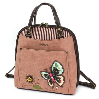 Convertible Backpack-Purse by Chala-Paw, Sunflower, Dragonfly, Sloth, Butterfly and Turtle Vegan*、mySite、g9winljtr