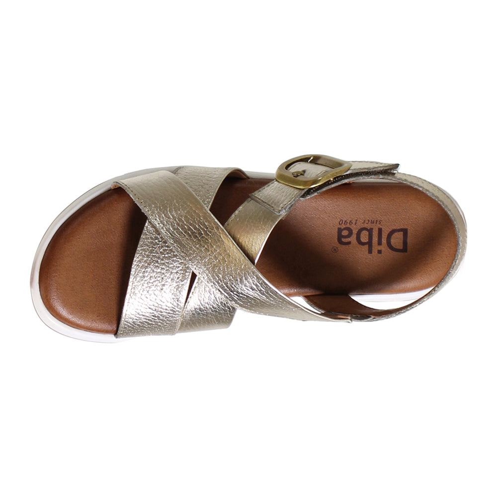 Advo Cate Metallic Strappy Wedge Sandals、mySite、gtrtttuynbv