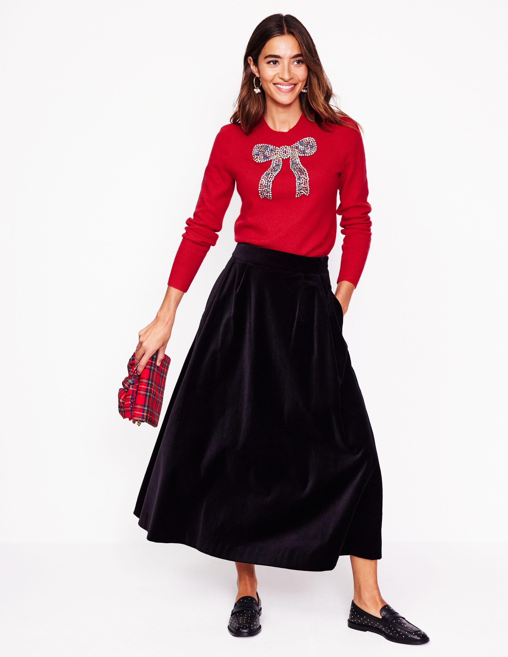  Fenella Embellished Jumper-Rouge Red、mySite、ashleygrahame