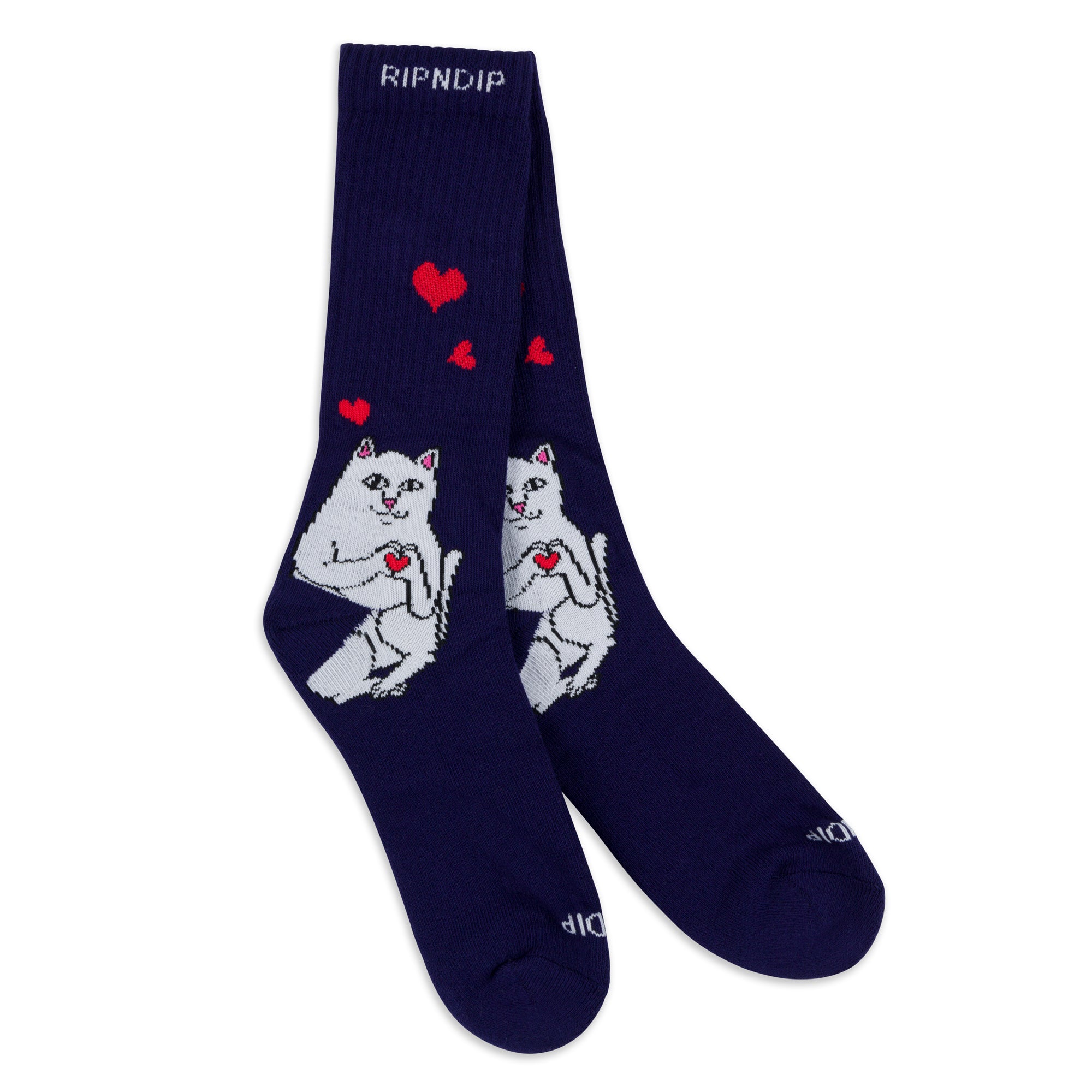 Nermal Loves Socks (Navy)、mySite、merchandisen