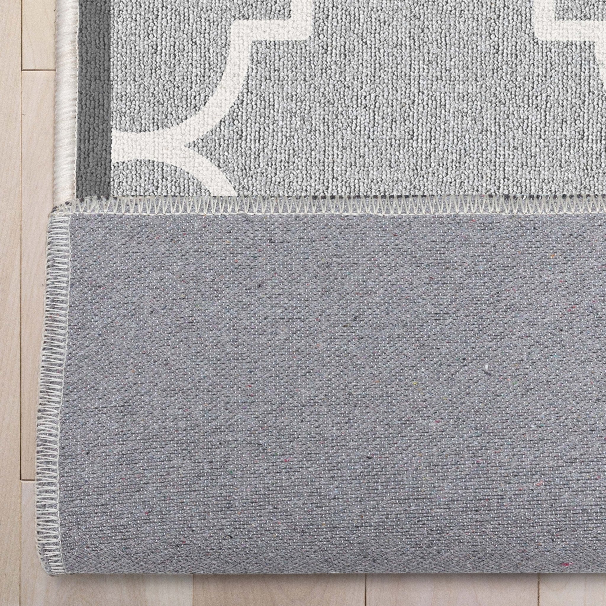 Brooklyn Trellis Grey Custom Size Runner Grey Cotton Backing Choose Your Length Hallway Low Pile Runner Rug、mySite、gigharbornorthrealestate