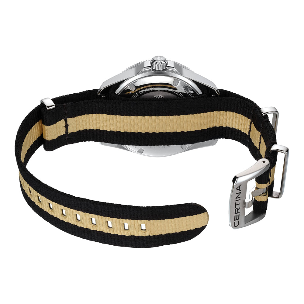  DS Action Diver 40.5mm - Black on Two-Piece Strap