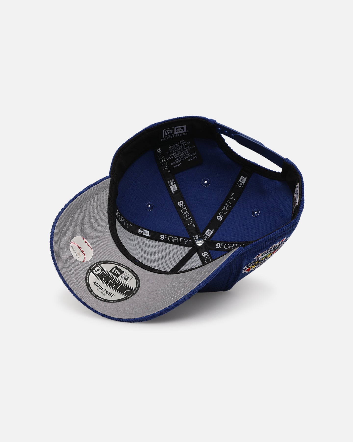 New Era Los Angeles Dodgers 'Upside Down LA Cord' 9FORTY A-Frame Corduroy Snapback Royal、mySite、zt4zffjzw