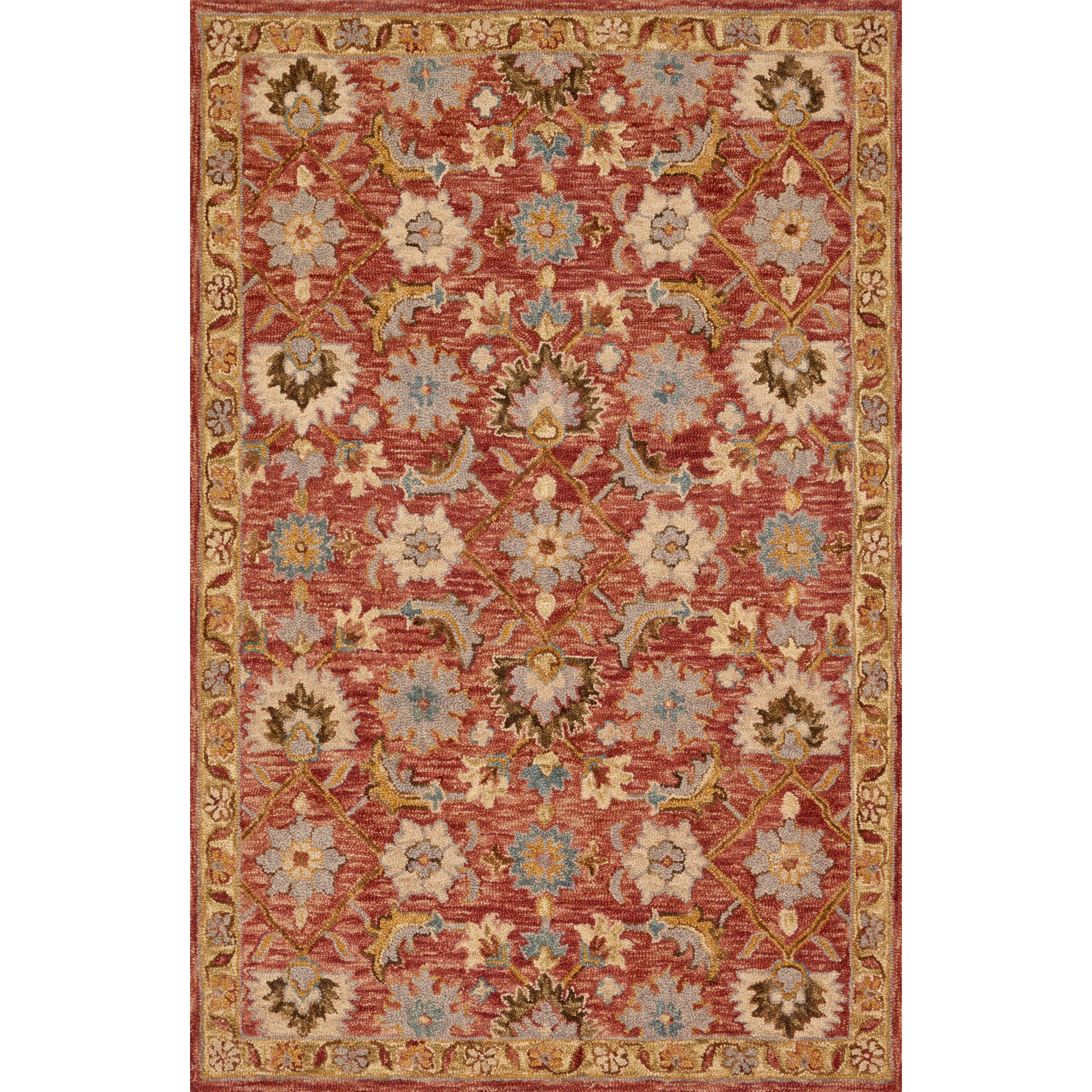 Victoria Terracotta Gold Area Rug、mySite、gigharbornorthrealestate