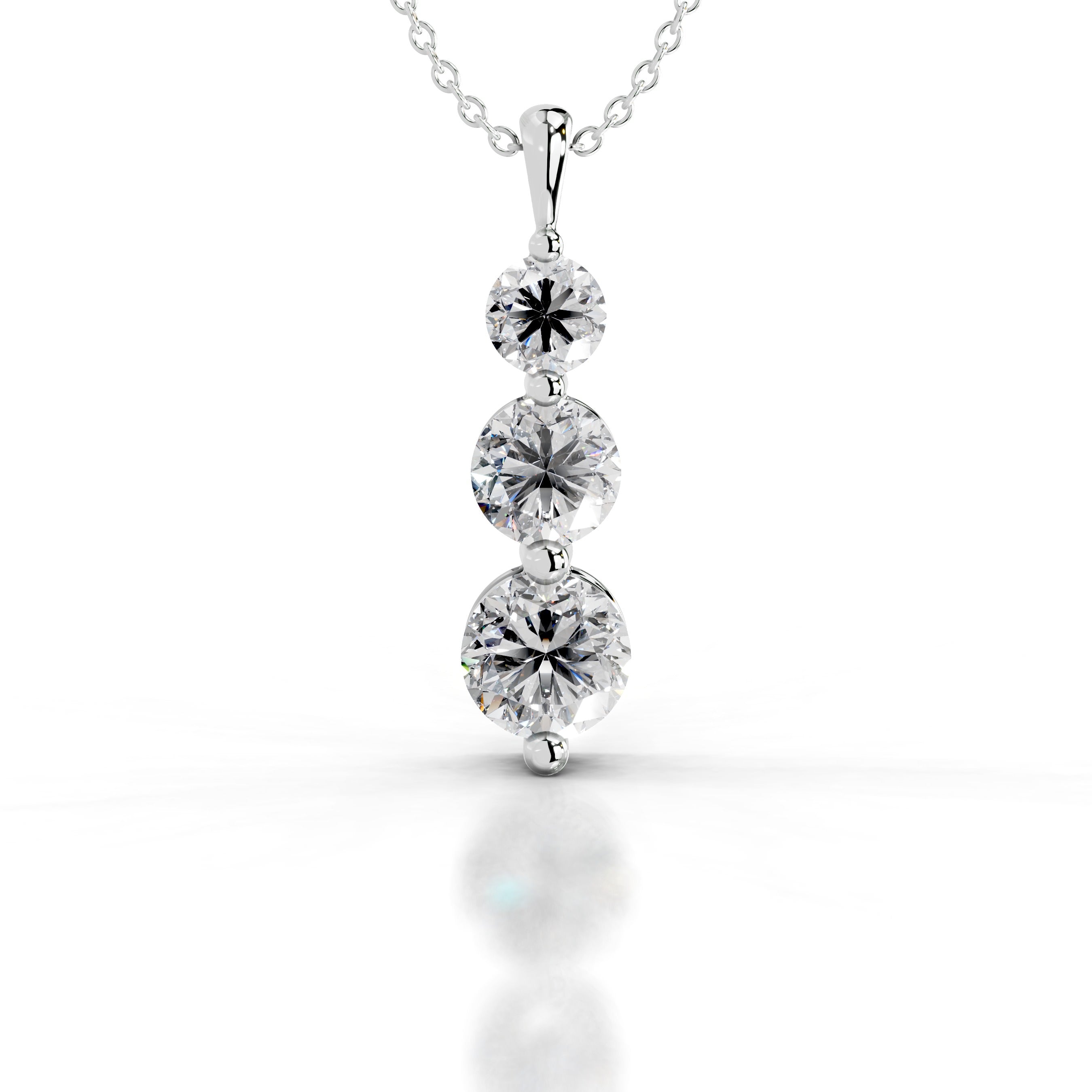 Mekell Diamond Pendant - 14K White Gold、mySite、hinf8tx79