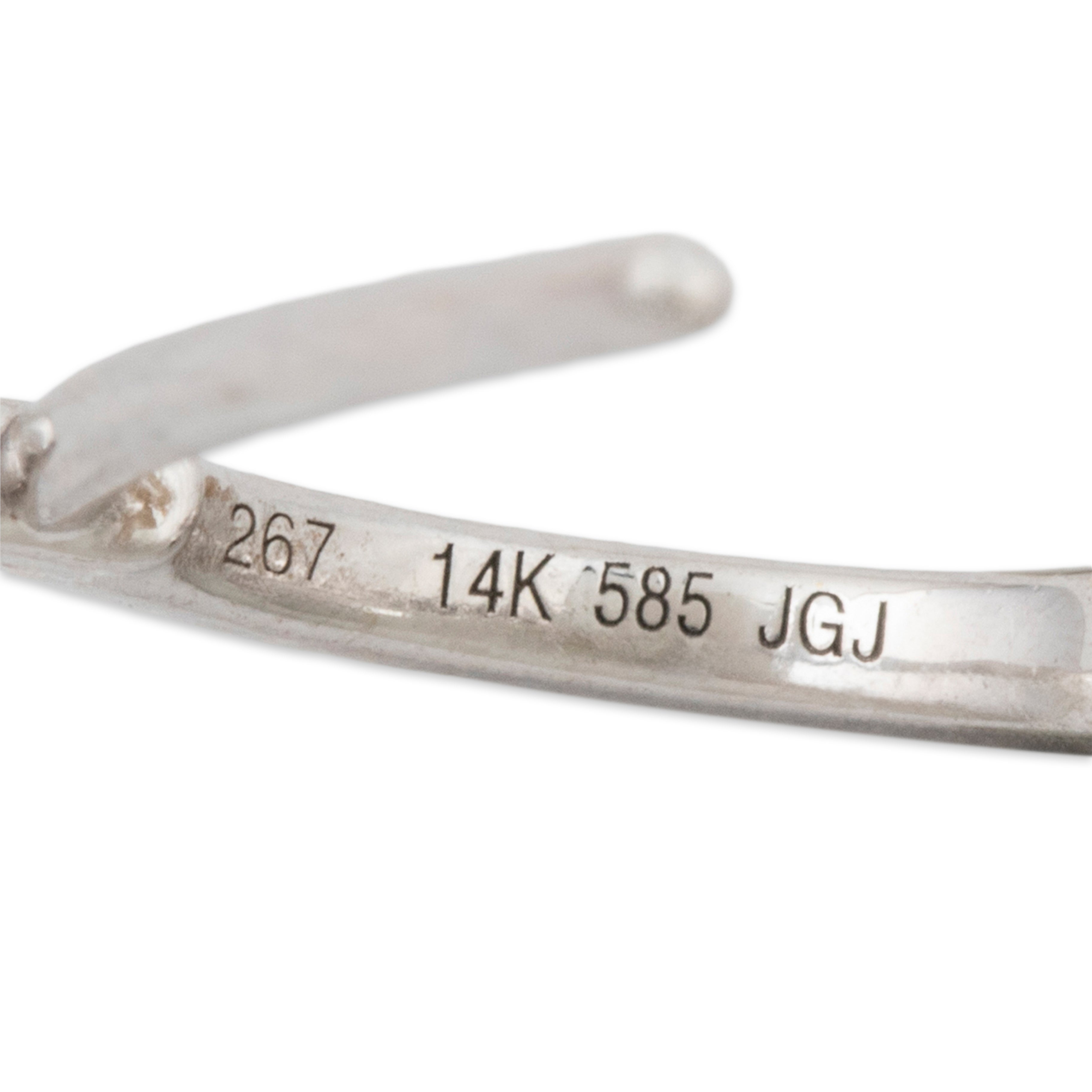 Estate 14k White Gold .88cttw Vivid Ruby Diamond Earrings、mySite、hinf8tx79