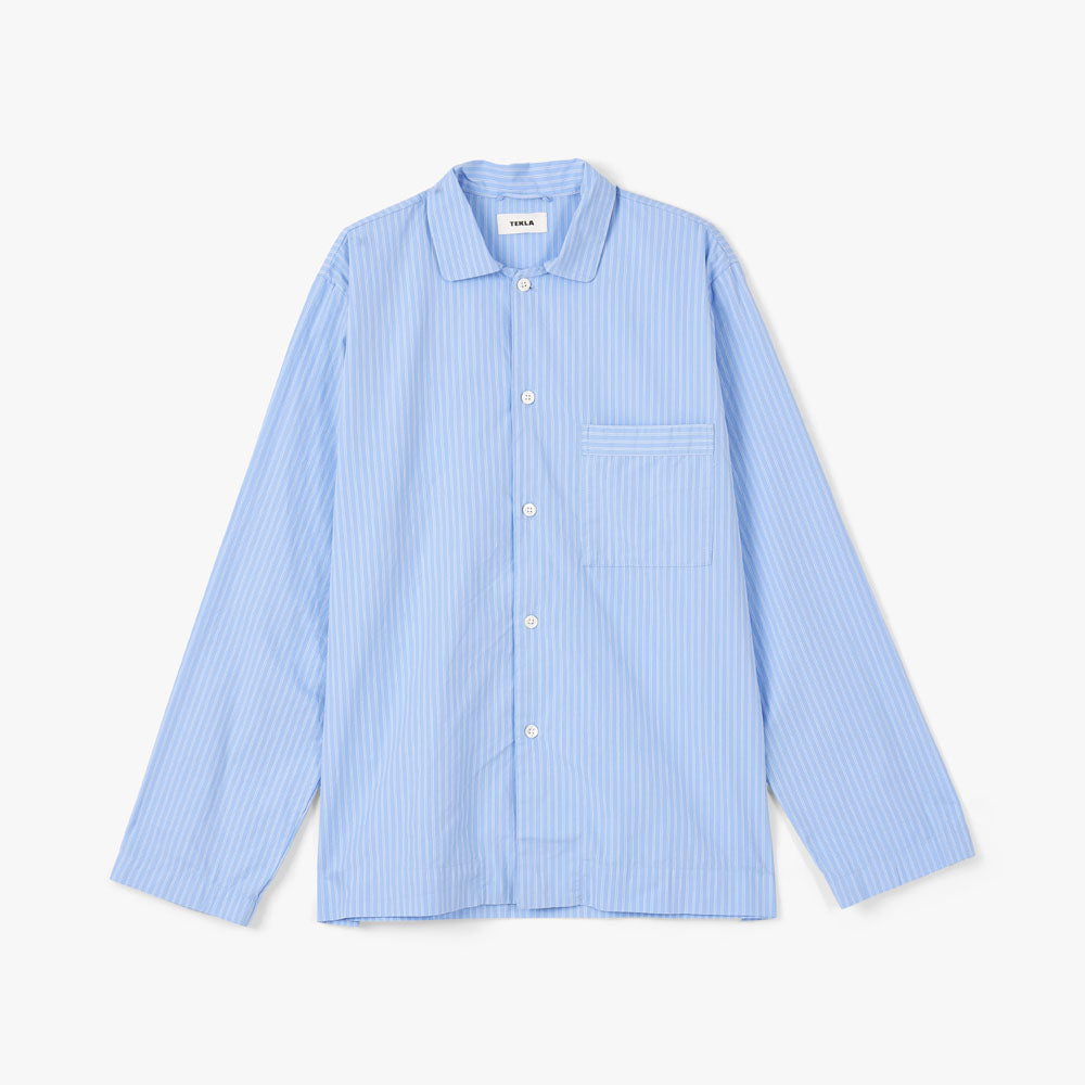  Tekla Poplin Long Sleeve Shirt / Pin Stripes、mySite、merchandisen
