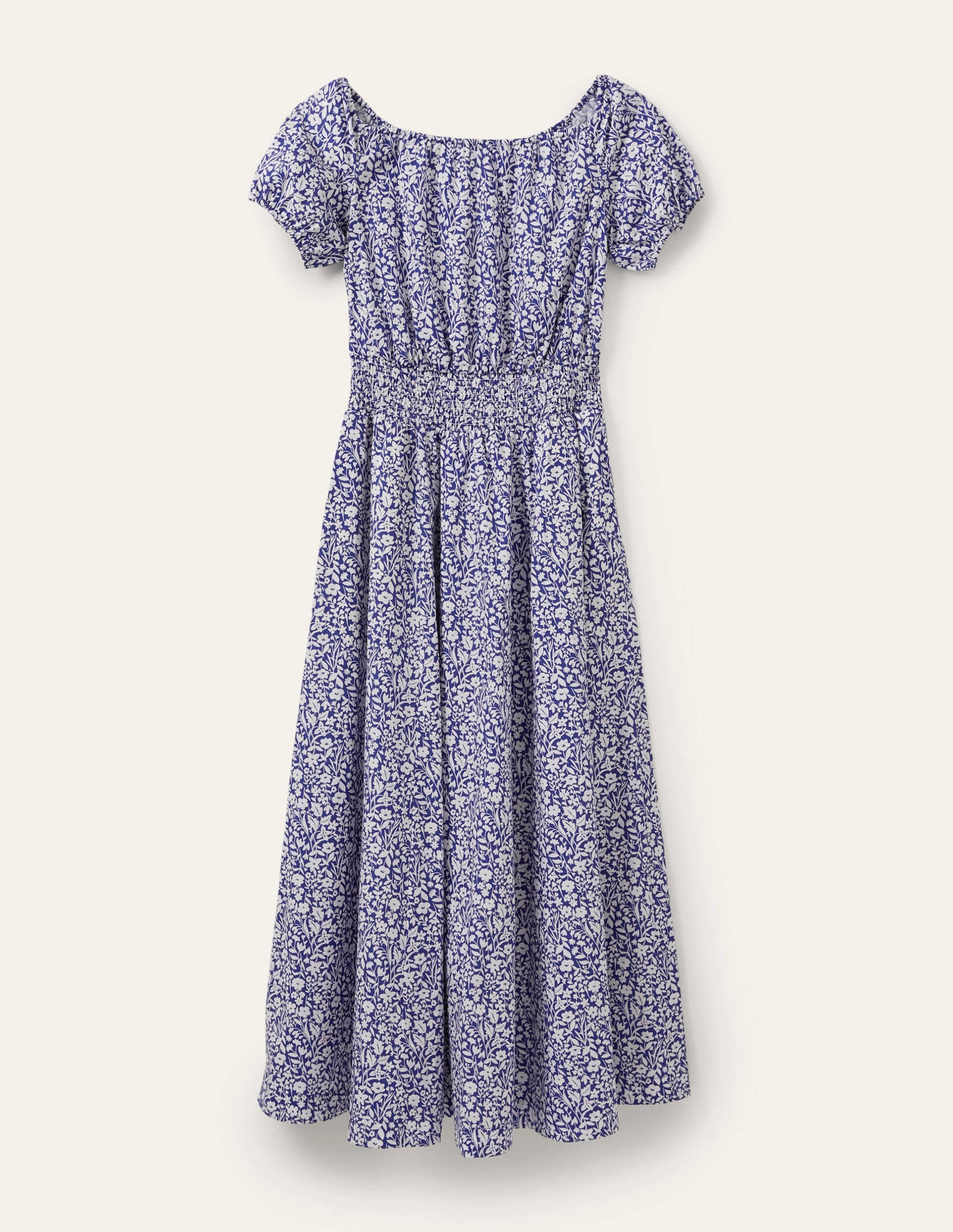  Scoop Neck Maxi Dress-Blue Floral、mySite、ashleygrahame