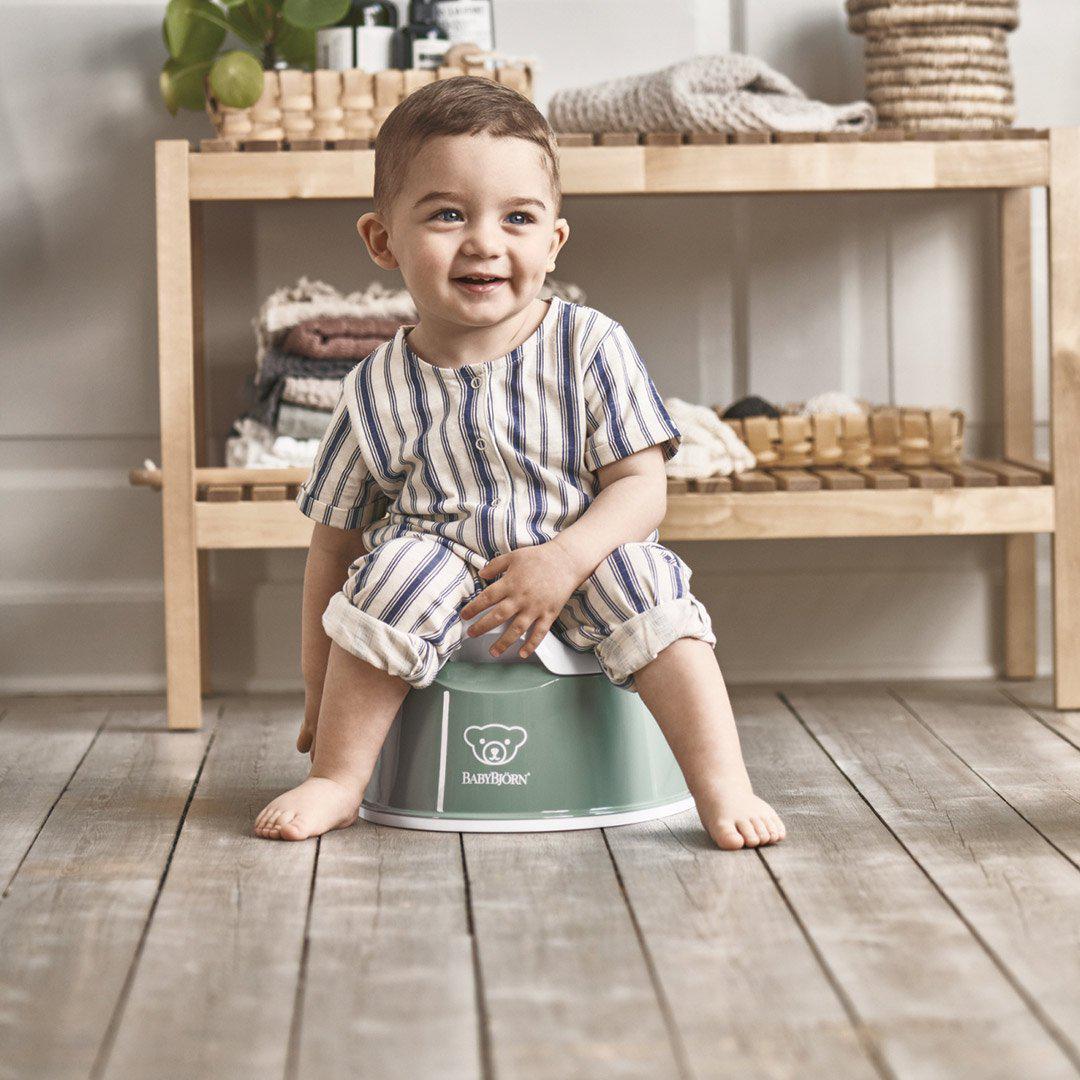  BabyBjorn Smart Potty - Deep Green/White、mySite、merchandisen