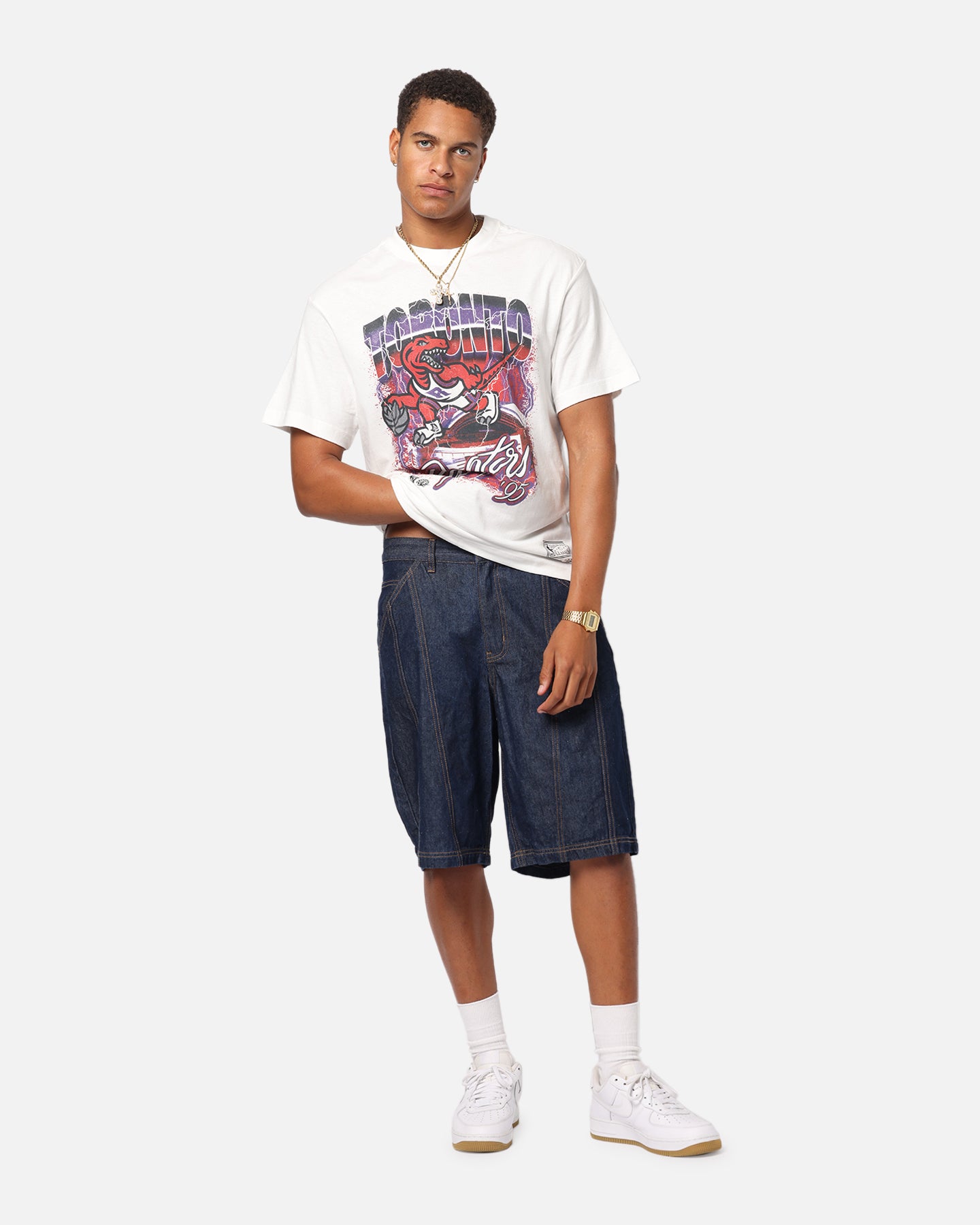 Mitchell & Ness Toronto Raptors Three Decades T-Shirt Vintage White、mySite、zt4zffjzw